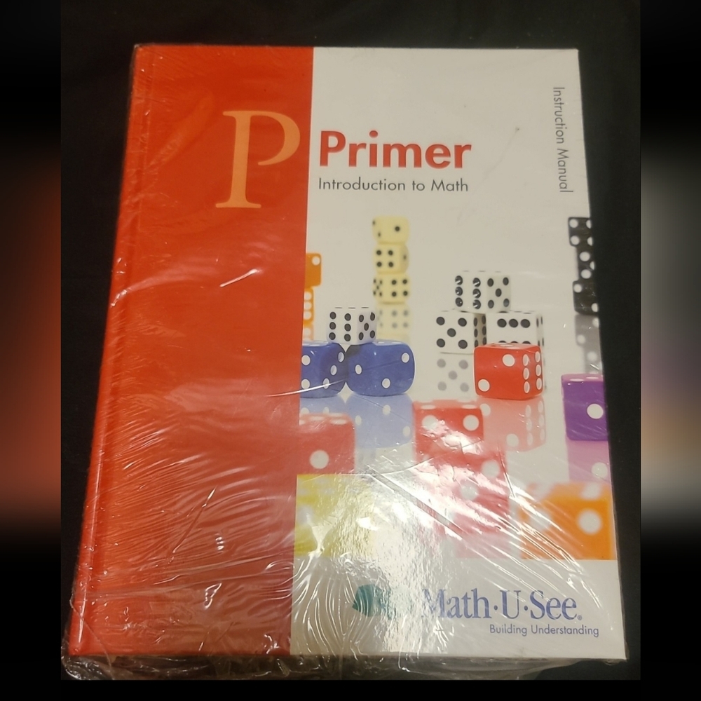 Math U See Primer Instruction Manual Book & DVD  BRAND NEW